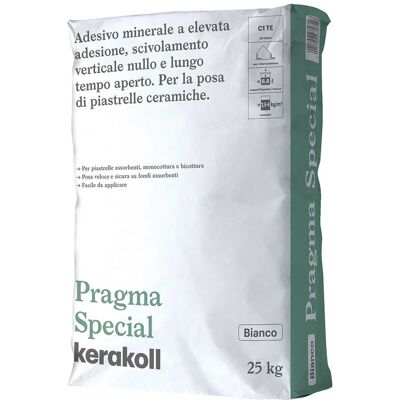 Kerakoll COLLA PRAGMA SPECIAL 25kg BIANCA C1TE Kerakoll COLLA PRAGMA SPECIAL 25kg BIANCA C1TE