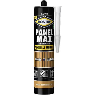 Bostik ADESIVO SIGILLANTE PANEL MAX 465 g BIANCO IDEALE PER PANNELLI MURALI Bostik ADESIVO SIGILLANTE PANEL MAX 465 g BIANCO IDEALE PER PANNELLI MURALI