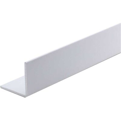 Arcansas ANGOLARE PVC 20x20x1 mm 2 m BIANCO Arcansas ANGOLARE PVC 20x20x1 mm 2 m BIANCO