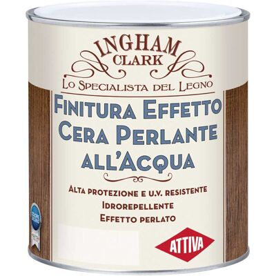 Attiva VERNICE ACQUA INGHAM CLARK 0,75 l INCOLORE FINITURA EFFETTO CERA PERLANTE Attiva VERNICE ACQUA INGHAM CLARK 0,75 l INCOLORE FINITURA EFFETTO CERA PERLANTE