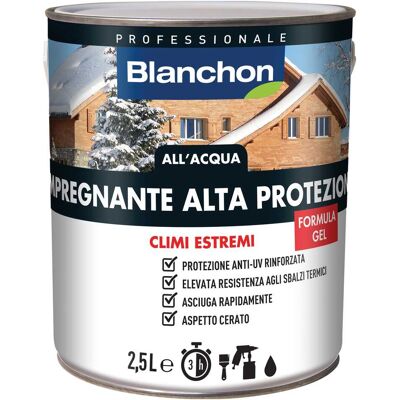 Blanchon IMPREGNANTE ALTA PROTEZIONE 2,5l FORMULA GEL NOCE SCURO 12 m² CON 1 l Blanchon IMPREGNANTE ALTA PROTEZIONE 2,5l FORMULA GEL NOCE SCURO 12 m² CON 1 l