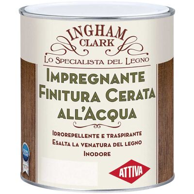 Attiva IMPREGNANTE ACQUA INGHAM CLARK 0,75 l NOCE BIONDO FINITURA CERATA Attiva IMPREGNANTE ACQUA INGHAM CLARK 0,75 l NOCE BIONDO FINITURA CERATA