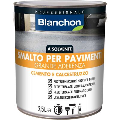 Blanchon SMALTO PAVIMENTI SOLVENTE 2,5 l SABBIA 12 m² CON 1 l PRONTO USO Blanchon SMALTO PAVIMENTI SOLVENTE 2,5 l SABBIA 12 m² CON 1 l PRONTO USO
