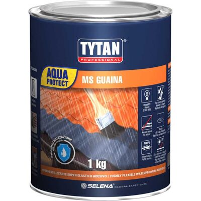 Tytan GUAINA LIQUIDA MS AQUA BLOCK 1 kg TERRACOTTA SPESSORE 3 mm 3 kg con 1 m² VERNICIABILE Tytan GUAINA LIQUIDA MS AQUA BLOCK 1 kg TERRACOTTA SPESSORE 3 mm 3 kg con 1 m² VERNICIABILE
