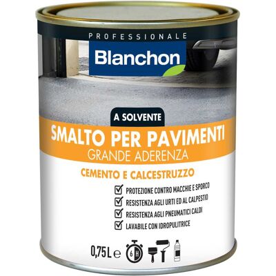 Blanchon SMALTO PAVIMENTI SOLVENTE 0,75l SABBIA 12 m² CON 1 l PRONTO USO Blanchon SMALTO PAVIMENTI SOLVENTE 0,75l SABBIA 12 m² CON 1 l PRONTO USO