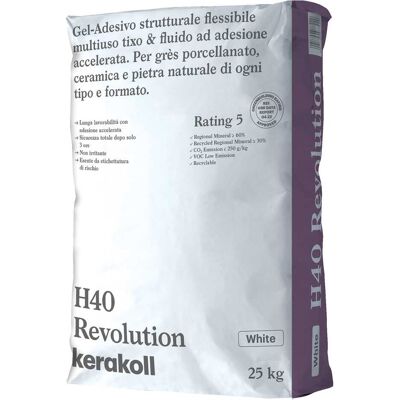 Kerakoll H40 REVOLUTION BIANCO 25 kg Kerakoll H40 REVOLUTION BIANCO 25 kg