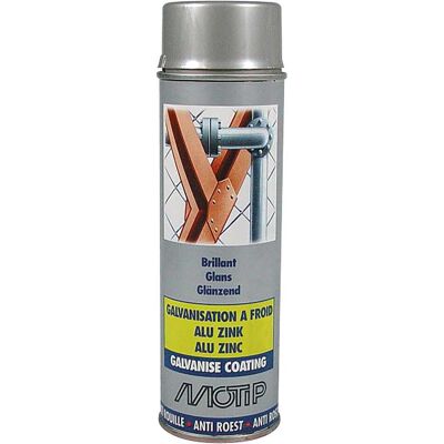 MOTIP - Smalto Zincante Alluminio - Lucido - Paint Spray MOTIP - Smalto Zincante Alluminio - Lucido - Paint Spray