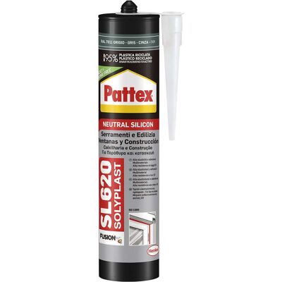 Pattex SILICONE NEUTRO PER SERRAMENTI GRIGIO RAL 7011 300 ml Pattex SILICONE NEUTRO PER SERRAMENTI GRIGIO RAL 7011 300 ml
