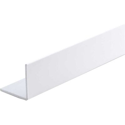 ARCANSAS - 10x10x1 mm 1 m - Bianco - angolo in PVC ARCANSAS - 10x10x1 mm 1 m - Bianco - angolo in PVC