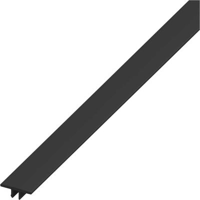 Alfer Aluminium LISTELLO DI COPERTURA COAXIS PVC NERO 100 cm Alfer Aluminium LISTELLO DI COPERTURA COAXIS PVC NERO 100 cm