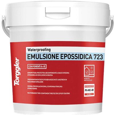 Torggler VERNICE IMPERMEABILIZZANTE 3 kg EMULSIONE EPOSSIDICA 723 ROSSO BICOMPONENTE Torggler VERNICE IMPERMEABILIZZANTE 3 kg EMULSIONE EPOSSIDICA 723 ROSSO BICOMPONENTE