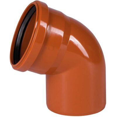 Fitt CURVA PER FOGNATURA C/ORING Ø 125 mm 45° UNI EN 1401-1 2009 Fitt CURVA PER FOGNATURA C/ORING Ø 125 mm 45° UNI EN 1401-1 2009