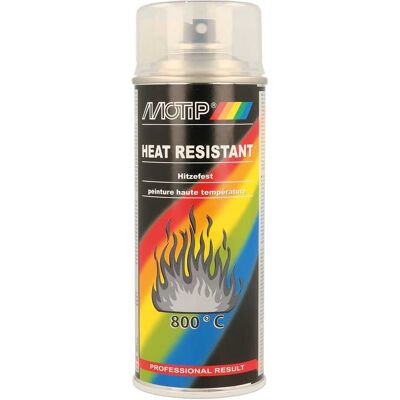 Motip SMALTO SPRAY ALTE TEMPERATURE 800° TRASPARENTE 400 ml 2,5 - 3 m² CON 1 l Motip SMALTO SPRAY ALTE TEMPERATURE 800° TRASPARENTE 400 ml 2,5 - 3 m² CON 1 l