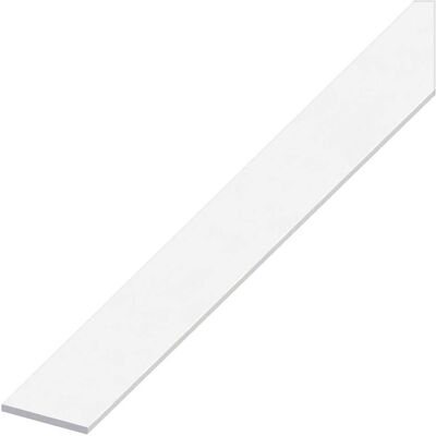 Alfer Aluminium PIATTO PVC 50x3 mm 1 m BIANCO Alfer Aluminium PIATTO PVC 50x3 mm 1 m BIANCO
