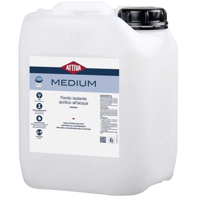 Isolante interno acrilico a base d'acqua Tecnomat Bricoman - 5L - 20-30 m² Isolante interno acrilico a base d'acqua Tecnomat Bricoman - 5L - 20-30 m²