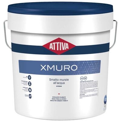 Tecnomat - Attiva Xmuro Bianco - Lucido - 4 L - Paint Tecnomat - Attiva Xmuro Bianco - Lucido - 4 L - Paint