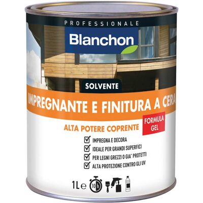 Blanchon IMPREGNANTE E FINITURA SOLVENTE 1 l FORMULA GEL NOCE ANTICO 16 m² CON 1 l Blanchon IMPREGNANTE E FINITURA SOLVENTE 1 l FORMULA GEL NOCE ANTICO 16 m² CON 1 l