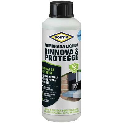 Bostik MEMBRANA LIQUIDA 250ml RINNOVA E PROTEGGE TRASPARENTE MULTIMATERIALE Bostik MEMBRANA LIQUIDA 250ml RINNOVA E PROTEGGE TRASPARENTE MULTIMATERIALE