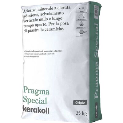 Kerakoll COLLA PRAGMA SPECIAL 25kg GRIGIA C1TE Kerakoll COLLA PRAGMA SPECIAL 25kg GRIGIA C1TE