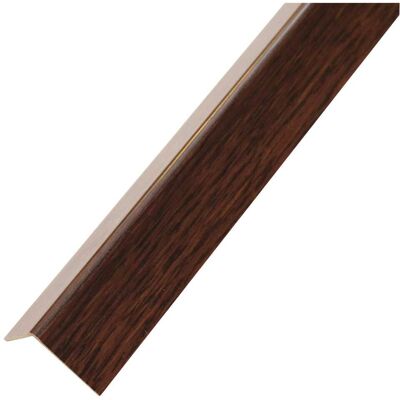 Arcansas ANGOLARE PVC ADESIVO 11x11x1 mm 1 m LEGNO SCURO Arcansas ANGOLARE PVC ADESIVO 11x11x1 mm 1 m LEGNO SCURO