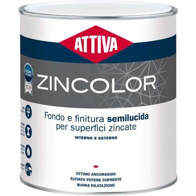 Fondo Zincolor Marrone di Bricoman - Vernice per superfici zincate Fondo Zincolor Marrone di Bricoman - Vernice per superfici zincate