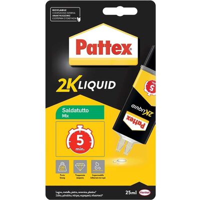 Pattex SALDA TUTTO MIX TRASPARENTE 28 g VETRO CRISTALLO MARMO METALLO PLASTICA Pattex SALDA TUTTO MIX TRASPARENTE 28 g VETRO CRISTALLO MARMO METALLO PLASTICA