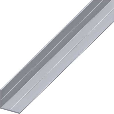 Profilo angolare in alluminio Alfer - 11,5x11,5x1,5mm - 1m - Naturale Profilo angolare in alluminio Alfer - 11,5x11,5x1,5mm - 1m - Naturale
