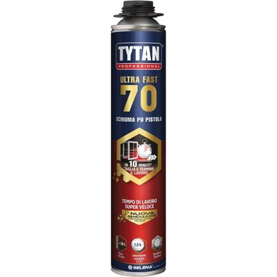 Tytan SCHIUMA POLIURETANICA 870 ml ULTRA RAPIDA PER PISTOLA PER LA POSA DEI SERRAMENTI Tytan SCHIUMA POLIURETANICA 870 ml ULTRA RAPIDA PER PISTOLA PER LA POSA DEI SERRAMENTI