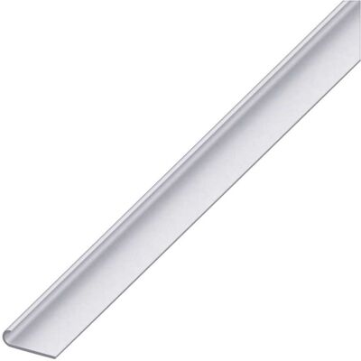 Alfer Aluminium PROFILO DI CHIUSURA ALLUMINIO ANODIZZATO 18 mm 2 m STONDATO ARGENTO BRILLANTE Alfer Aluminium PROFILO DI CHIUSURA ALLUMINIO ANODIZZATO 18 mm 2 m STONDATO ARGENTO BRILLANTE