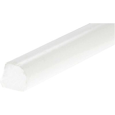 Arcansas QUARTO DI CERCHIO PVC BIANCO ADESIVO 14x14 mm 1 m BIANCO Arcansas QUARTO DI CERCHIO PVC BIANCO ADESIVO 14x14 mm 1 m BIANCO