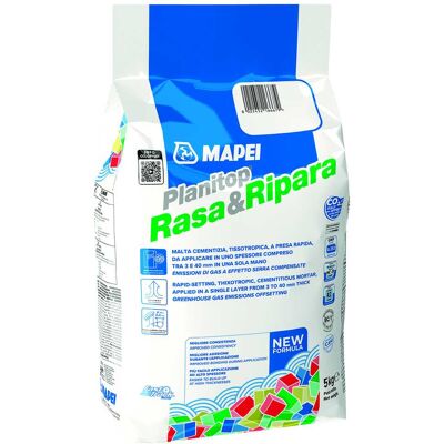 Mapei MALTA PLANITOP RASA E RIPARA R2 5 kg PER RIPRISTINO CALCESTRUZZO "ZERO" Mapei MALTA PLANITOP RASA E RIPARA R2 5 kg PER RIPRISTINO CALCESTRUZZO "ZERO"