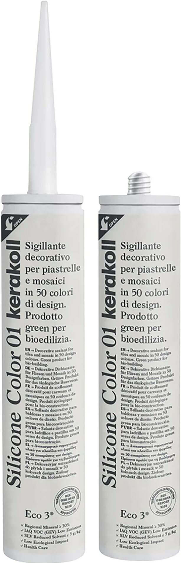 Kerakoll SILICONE COLOR 01 310 ml USO INTERNO ED ESTERNO