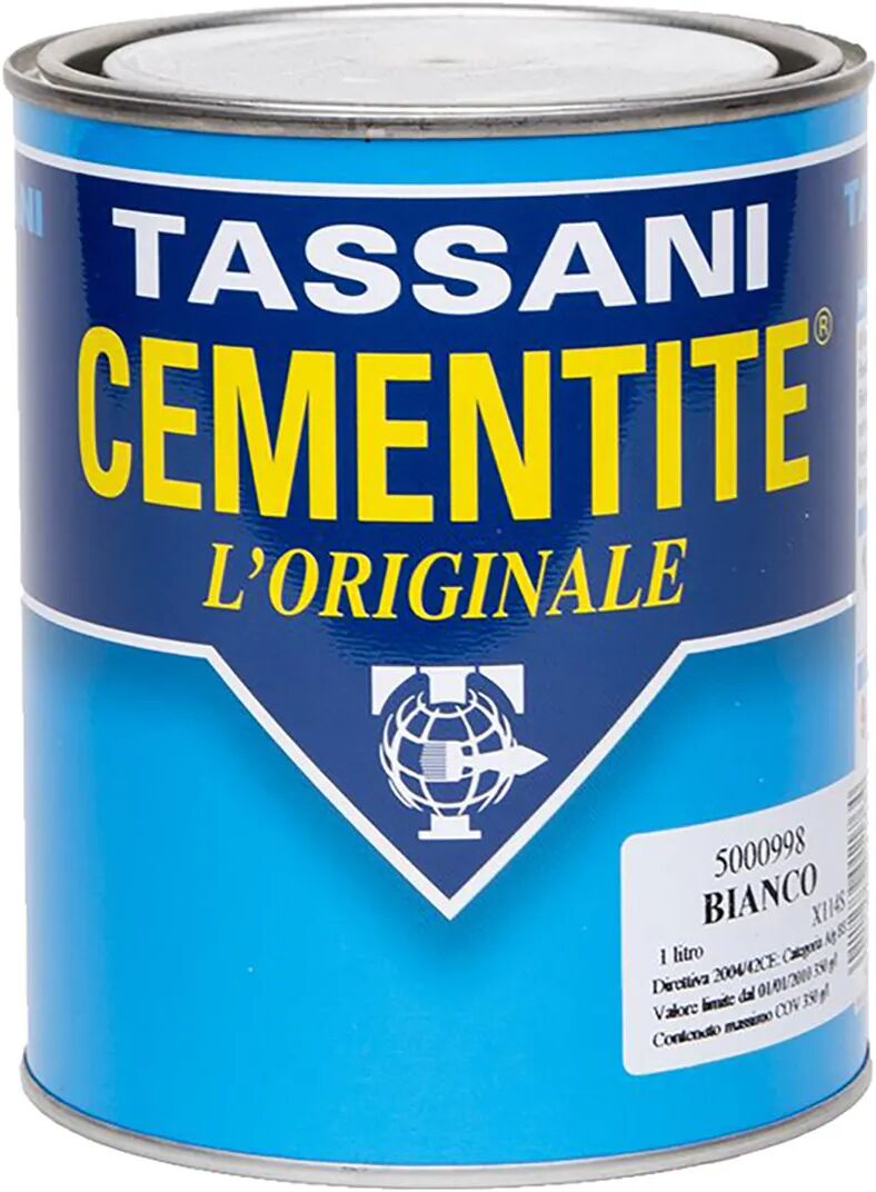 Tassani CEMENTITE BIANCA 1 l PER LEGNO METALLO MURATURA 9-10 m² CON 1 l