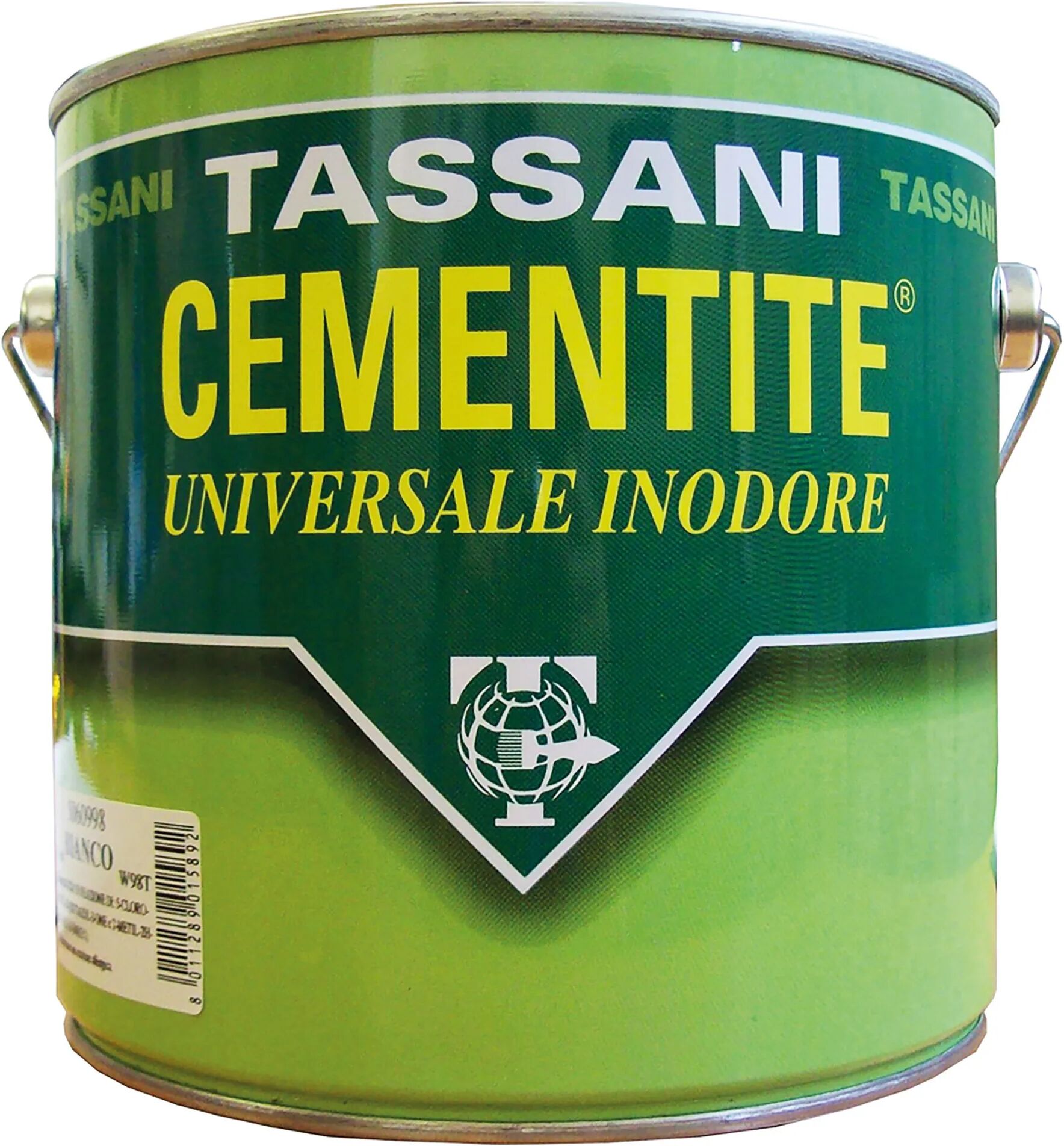 Tassani CEMENTITE INODORE BIANCA 2,5 l PER LEGNO MURATURA PVC 9-13 m² CON 1 l