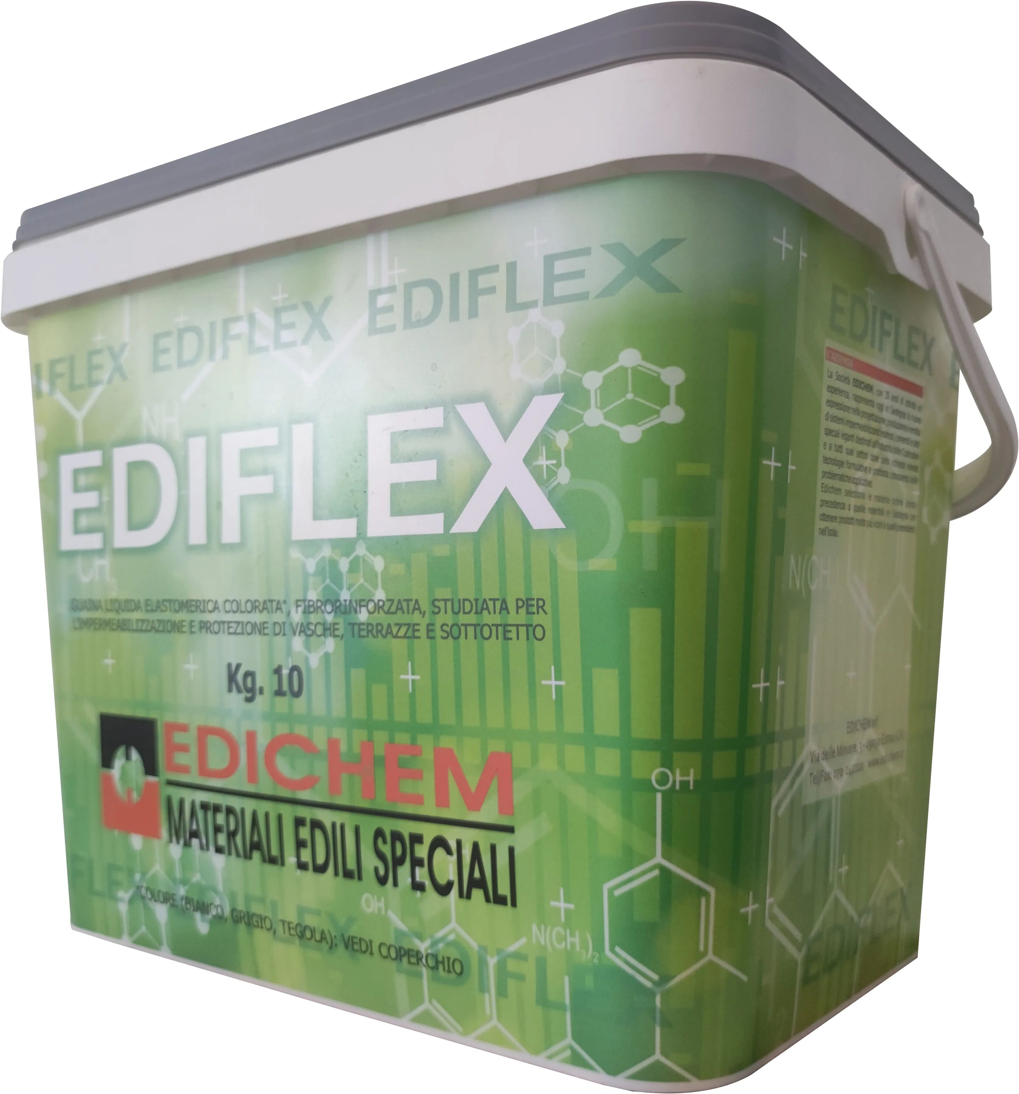 Tecnomat GUAINA LIQUIDA ELASTOMERICA GRIGIA 10 kg EDIFLEX