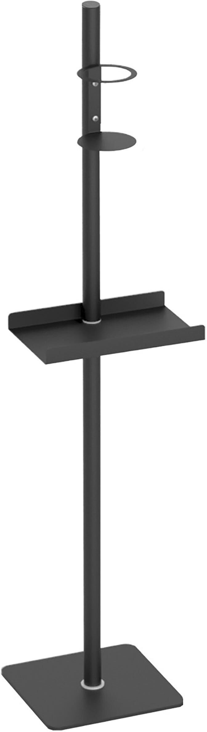 Piantana Sanihome Porta Guanti E Porta Dispenser Universale Metallo Nero Opaco H 132 Cm Piantana Sanihome Porta Guanti E Porta Dispenser Universale Metallo Nero Opaco H 132 Cm