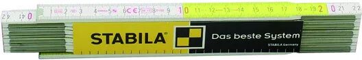 STABILA Doppiometro  617 In  Legno Di Faggio Classe Di Precisione Iii STABILA Doppiometro  617 In  Legno Di Faggio Classe Di Precisione Iii