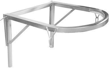 Telaio Per Tramoggia Detriti 69x130x80 Cm Pieghevole 14 Kg In Ferro Con Catene Telaio Per Tramoggia Detriti 69x130x80 Cm Pieghevole 14 Kg In Ferro Con Catene