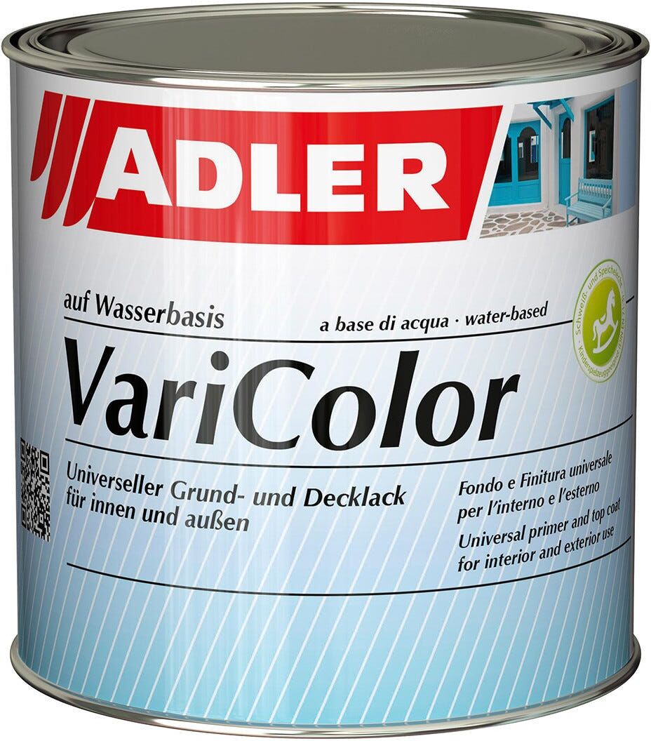 ADLER_VERNICI Fondo E Finitura Adler Varicolor 2,5 L Acqua Bianco Per Legno ADLER_VERNICI Fondo E Finitura Adler Varicolor 2,5 L Acqua Bianco Per Legno