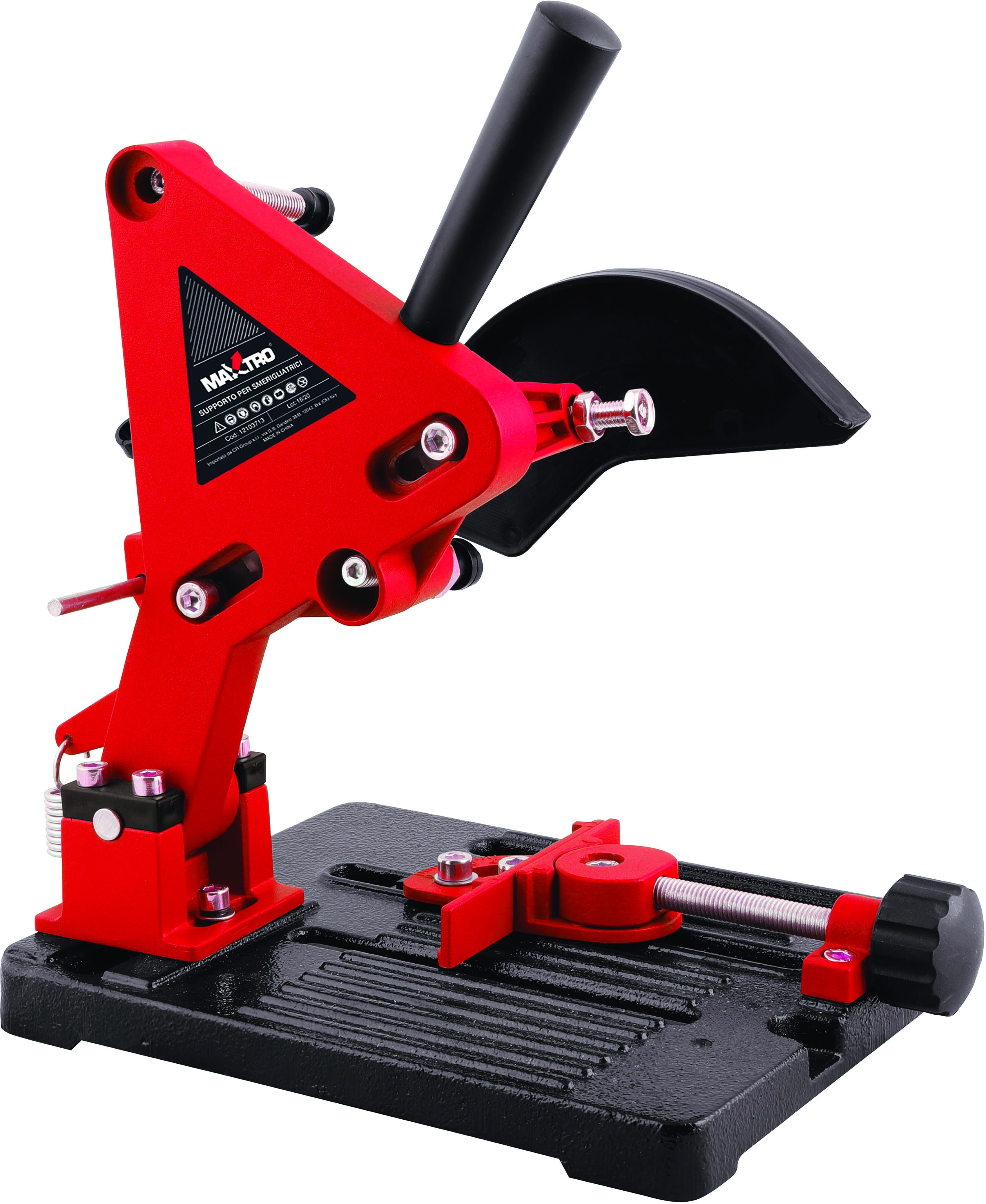 Supporto Per Smerigliatrici Ø 115-125 Mm Base In Ghisa 190x235 Mm Struttura Alluminio Supporto Per Smerigliatrici Ø 115-125 Mm Base In Ghisa 190x235 Mm Struttura Alluminio