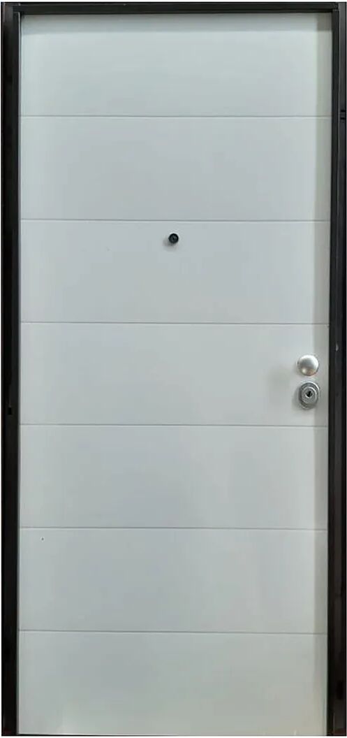 Classe Porta Blindata Secure Bianco Classe 3 Apertura Spinta A Sinistra 210x90 Cm (Hxl)