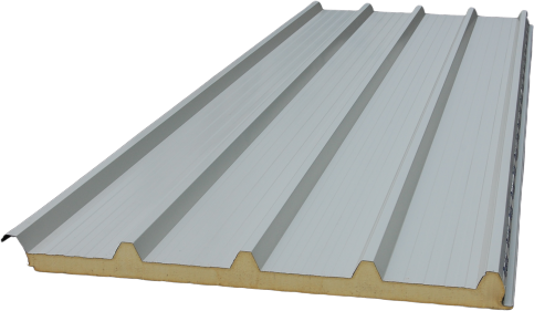 Lastra Coibentata Sandwich 30 Mm 7x1,04 M 5 Greche Bianco/grigio Lastra Coibentata Sandwich 30 Mm 7x1,04 M 5 Greche Bianco/grigio