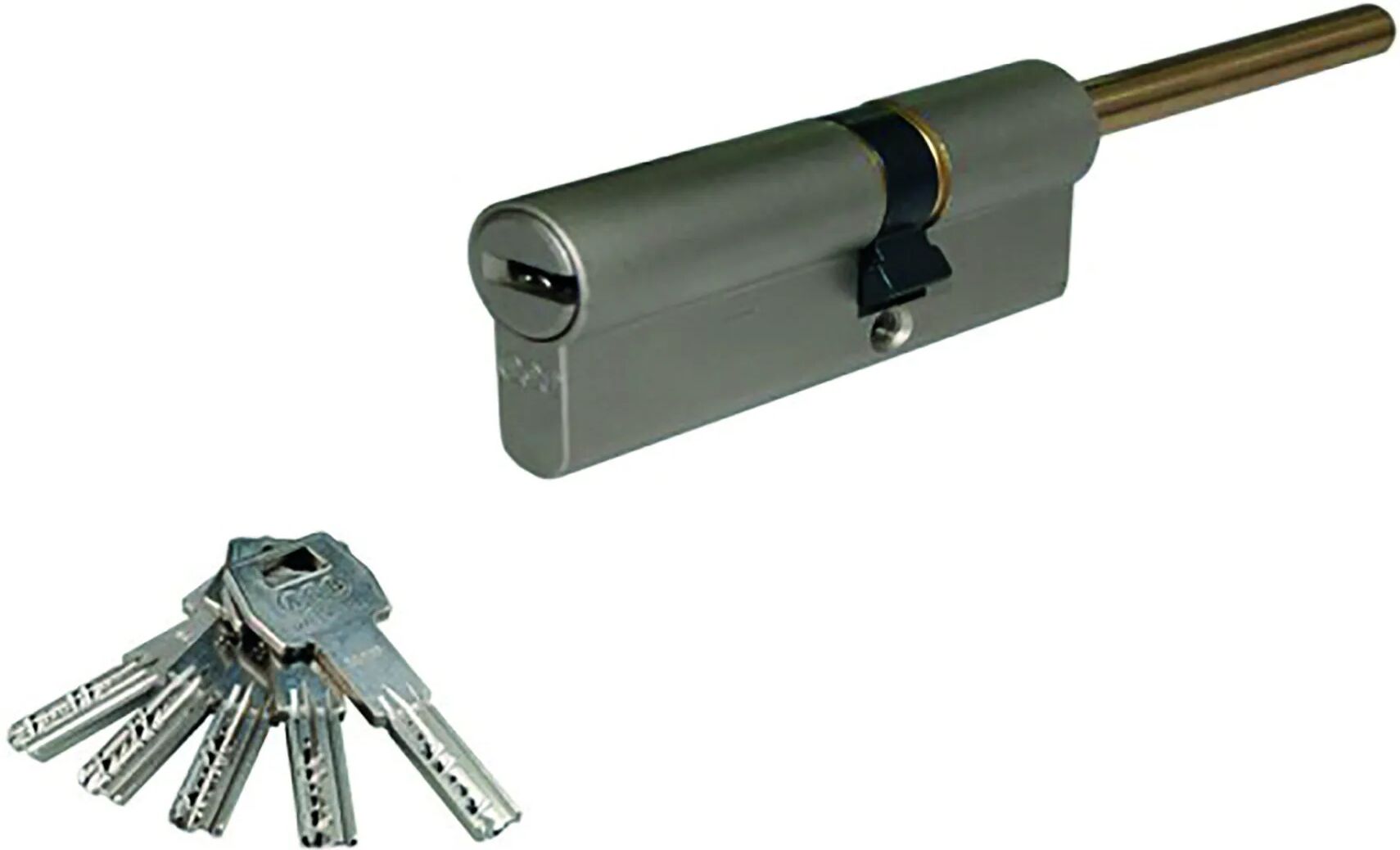 AGB Cilindro Gambo Sagomato  5000ps Misura 100 = 30+70 Mm Cromo Satinato AGB Cilindro Gambo Sagomato  5000ps Misura 100 = 30+70 Mm Cromo Satinato