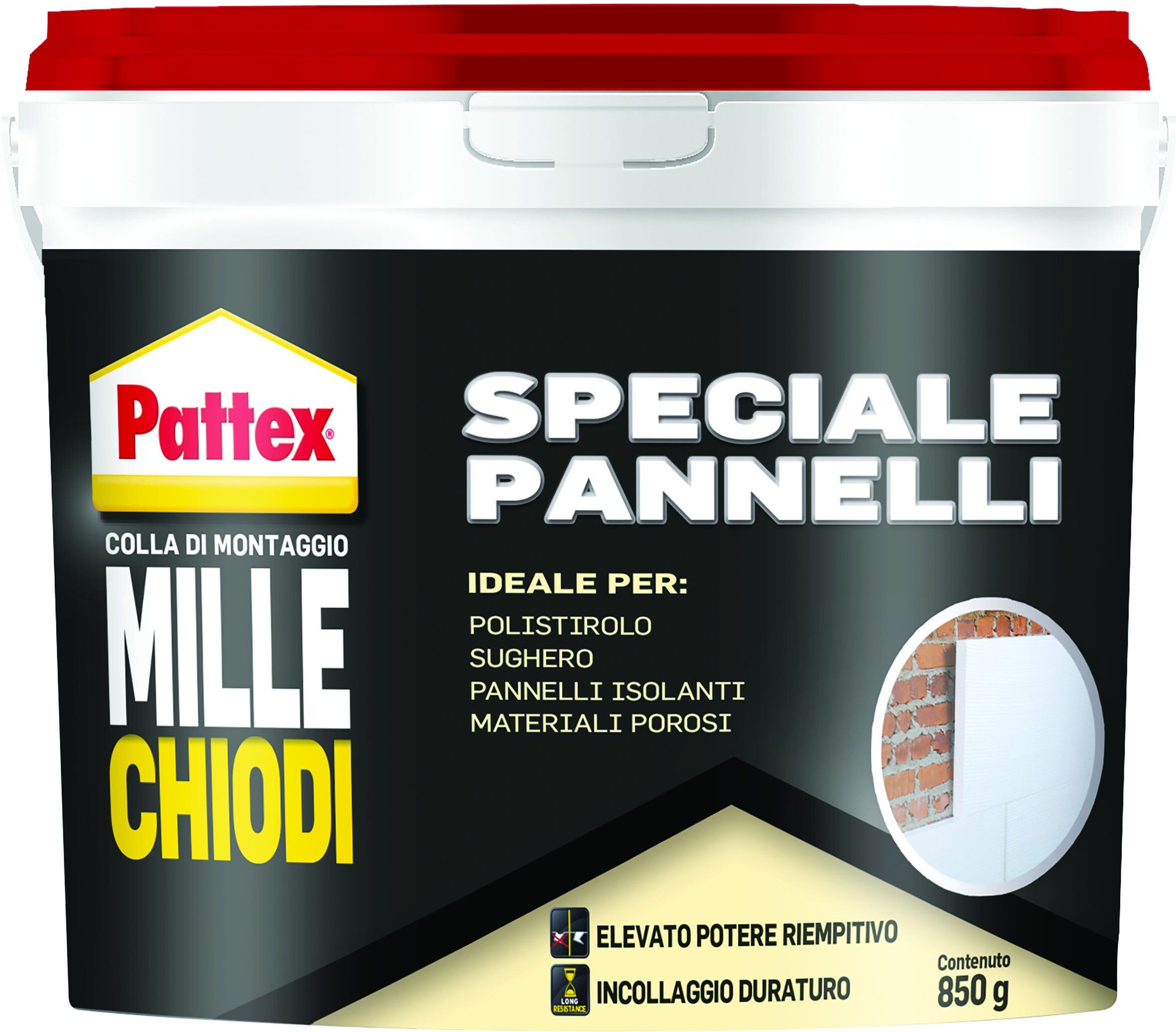 PATTEX Colla  Millechiodi Pannelli 850 G Polistirolo Sughero Pannelli E Materiali Porosi PATTEX Colla  Millechiodi Pannelli 850 G Polistirolo Sughero Pannelli E Materiali Porosi