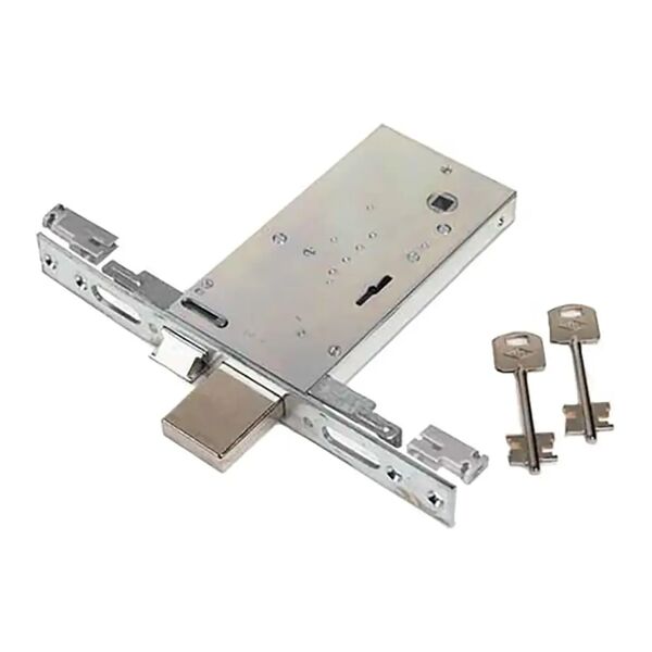 tecnomat serratura feb ad infilare doppia mappa e90 mm per porte in ferro