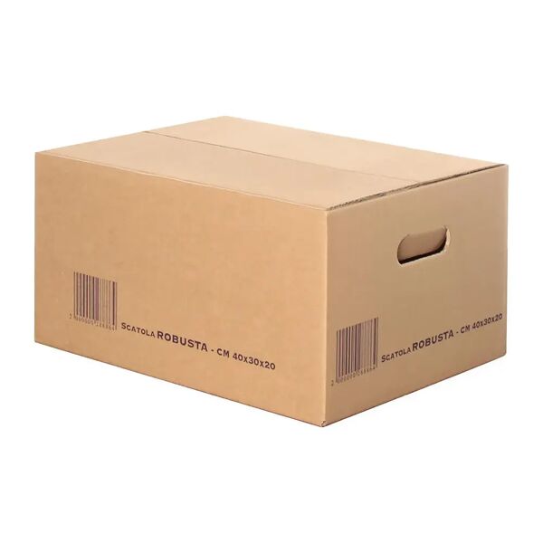 tecnomat scatola imballo cartone 40x20x30 cm (lxhxp) cartone doppia onda