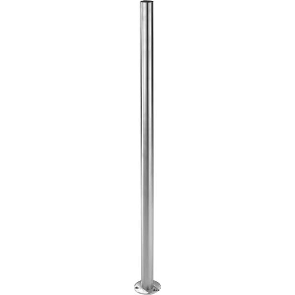 pro_metal_design montante ancoraggio pavimento inox 316 lucido Ø 42,4 mm h 1000 mm per ringhiere