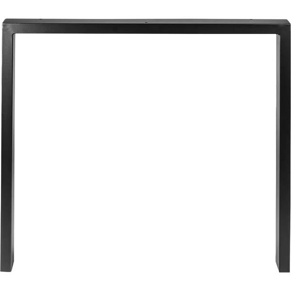 rei gamba classic per tavolo in acciaio 780x60x695 mm nero opaco