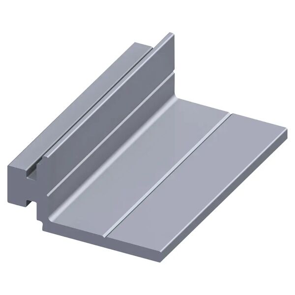 alfer aluminium profilo di supporto coaxis alluminio naturale 5 cm 2 pezzi
