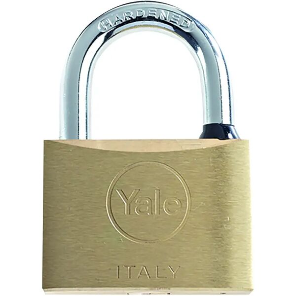 yale lucchetto  40 mm arco standard 23 mm in acciaio corpo ottone